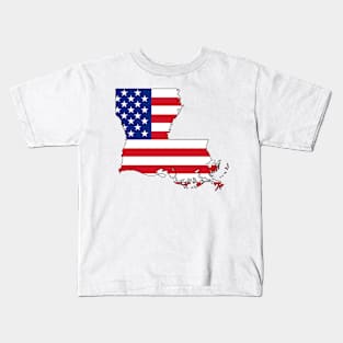 Louisiana USA Kids T-Shirt